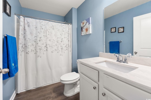 568 Mossbank Loop, Longs, SC 29568 - full bath with wood finished floors, vanity, and curtained shower