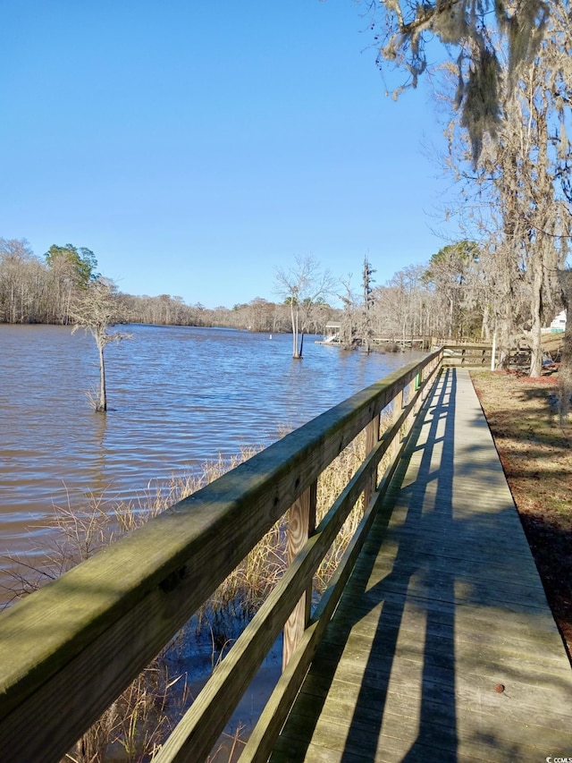 592 Riverward Dr Unit 592, Myrtle Beach, SC 29588 - dock featuring a water view