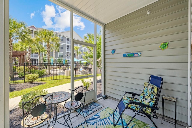 172 Ella Kinley Cir Unit 101, Myrtle Beach, SC 29588 - sunroom / solarium with healthy amount of natural light