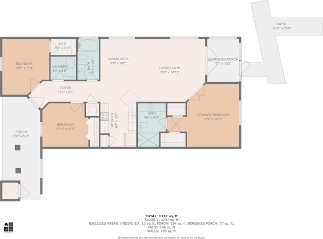 172 Ella Kinley Cir Unit 101, Myrtle Beach, SC 29588 - floor plan / room layout