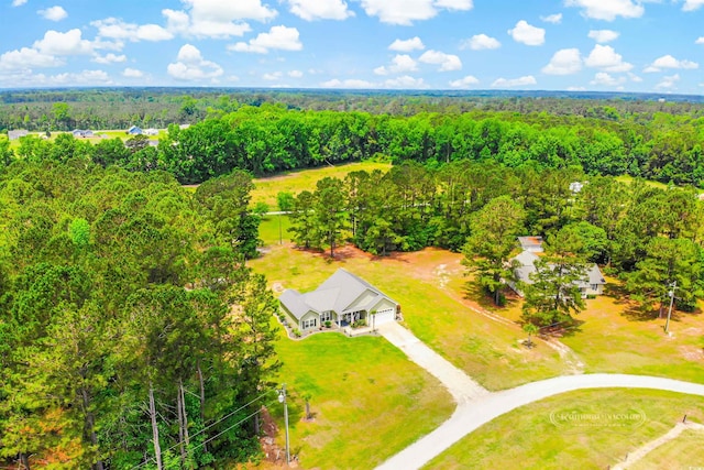 1013 Happy Ln, Galivants Ferry, SC 29544 - drone / aerial view of a heavily wooded area
