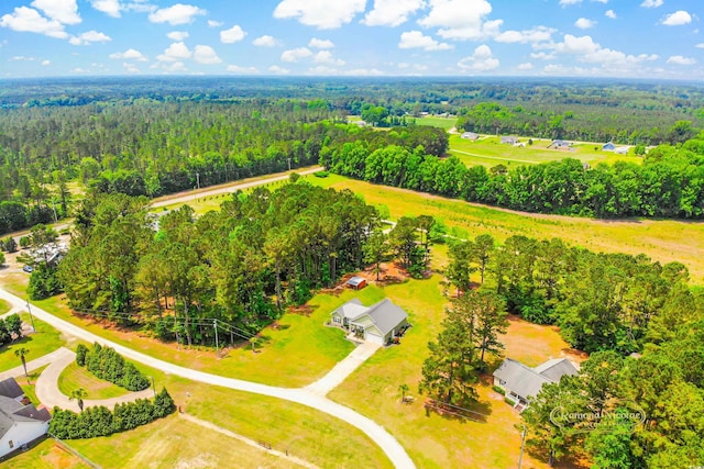 1013 Happy Ln, Galivants Ferry, SC 29544 - aerial view of a heavily wooded area