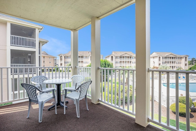 1900 Duffy St Unit L4, North Myrtle Beach, SC 29582 - balcony with a residential view and view of pool
