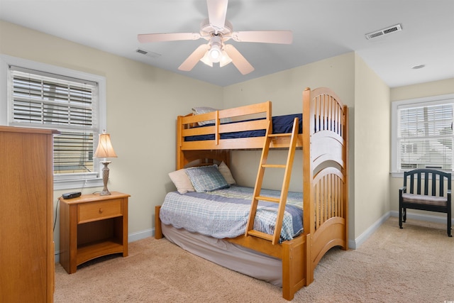 141 Cayman Loop, Pawleys Island, SC 29585 - bedroom featuring carpet, baseboards, and a ceiling fan