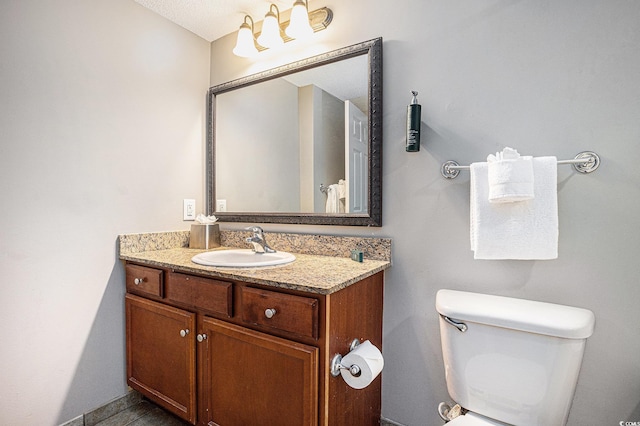 2600 N Ocean Blvd Unit 1406, Myrtle Beach, SC 29577 - half bath with vanity, toilet, and baseboards