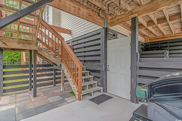 4600 Murrells Inlet Rd, Murrells Inlet, SC 29576 - doorway to property featuring a patio