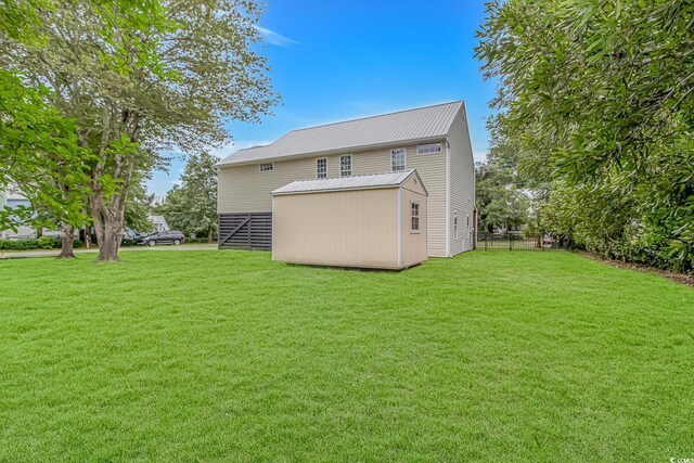 4600 Murrells Inlet Rd, Murrells Inlet, SC 29576 - back of house with a metal roof and a shed