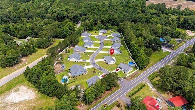104 Browns Hollow Ct, Loris, SC 29569 - drone / aerial view of a heavily wooded area