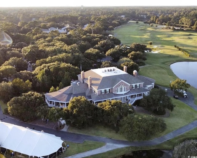 95 Sanderling Ave, Georgetown, SC 29440 - drone / aerial view of a local golf course and a nearby body of water