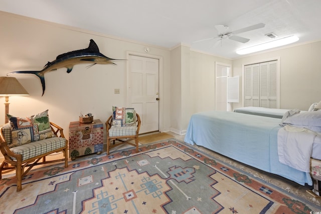95 Sanderling Ave, Georgetown, SC 29440 - bedroom with ceiling fan