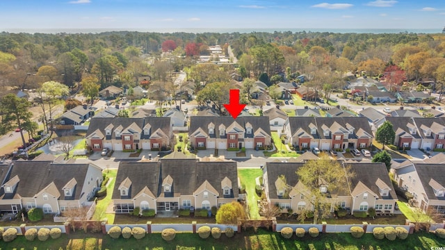 4378 Willoughby Ln Unit 4378, Myrtle Beach, SC 29577 - aerial view of property and surrounding area with nearby suburban area