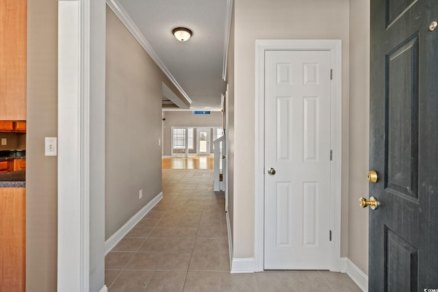 4378 Willoughby Ln Unit 4378, Myrtle Beach, SC 29577 - corridor with light tile patterned floors and ornamental molding