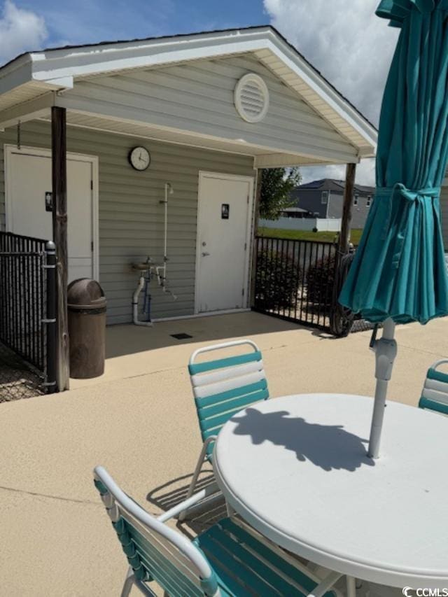 1980 Bent Grass Dr Unit F, Surfside Beach, SC 29575 - view of patio