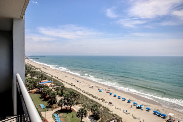 504 N Ocean Blvd Unit 1106, Myrtle Beach, SC 29577 - water view with nearby beach
