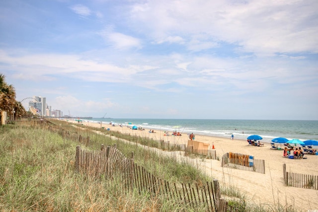504 N Ocean Blvd Unit 1106, Myrtle Beach, SC 29577 - water view featuring nearby beach