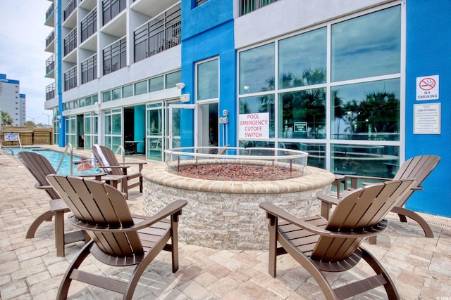 504 N Ocean Blvd Unit 1106, Myrtle Beach, SC 29577 - view of patio / terrace with a community pool