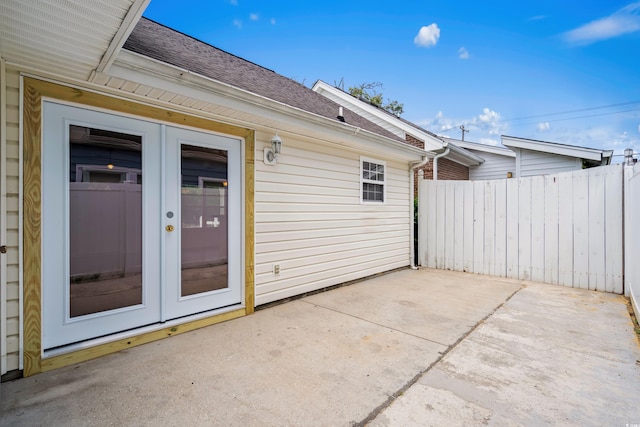 9580 Kings Rd, Myrtle Beach, SC 29572 - view of patio with french doors