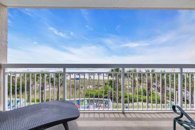 1625 S Ocean Blvd Unit 211, North Myrtle Beach, SC 29582 - balcony featuring view of water and beach
