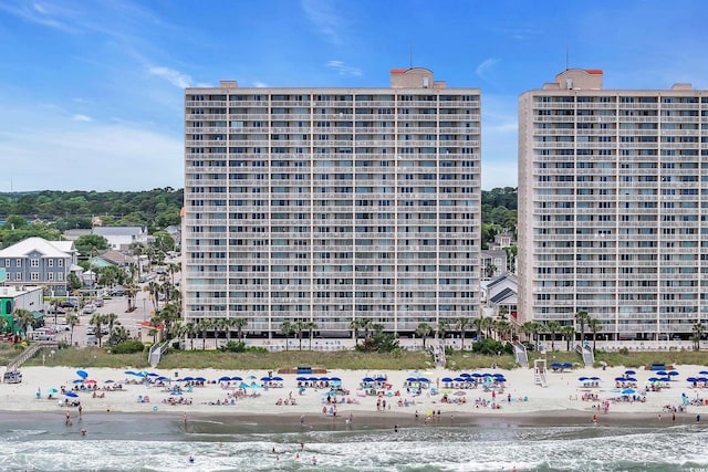1625 S Ocean Blvd Unit 211, North Myrtle Beach, SC 29582 - view of property with view of water and beach