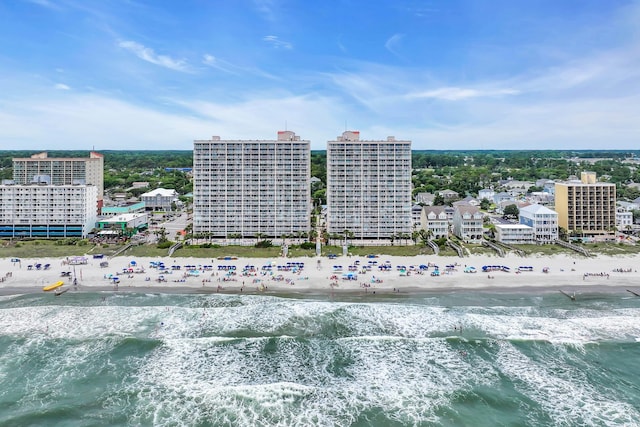 1625 S Ocean Blvd Unit 211, North Myrtle Beach, SC 29582 - drone / aerial view of extended coastline