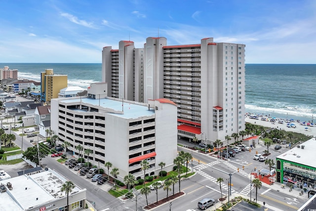 1625 S Ocean Blvd Unit 211, North Myrtle Beach, SC 29582 - drone / aerial view of a nearby body of water and apartment complex / building