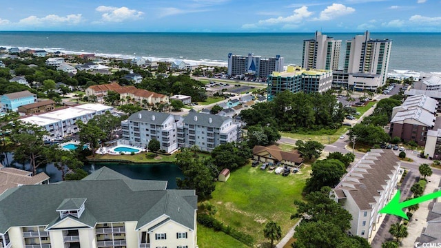 211 N Hillside Dr Unit 204, North Myrtle Beach, SC 29582 - aerial view of a large body of water