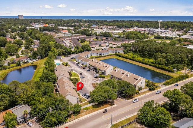 1356 Glenns Bay Rd Unit A202, Surfside Beach, SC 29575 - drone / aerial view of a large body of water and a tree filled landscape