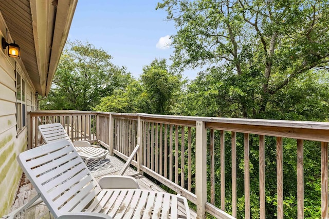 1356 Glenns Bay Rd Unit A202, Surfside Beach, SC 29575 - view of wooden balcony with a deck