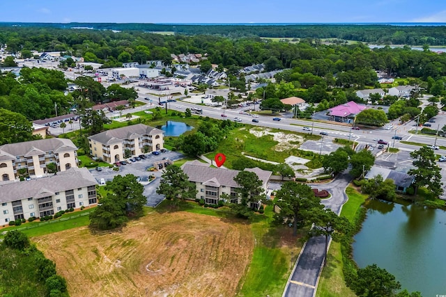 4101 Pinehurst Cir Unit Aa-3, Little River, SC 29566 - aerial view of property and surrounding area featuring a large body of water