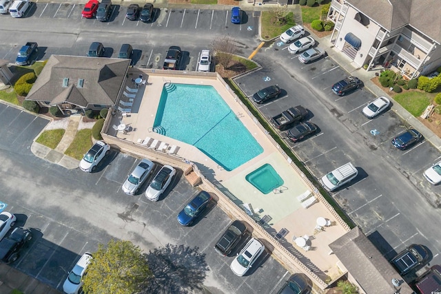 4101 Pinehurst Cir Unit Aa-3, Little River, SC 29566 - bird's eye view of a pool