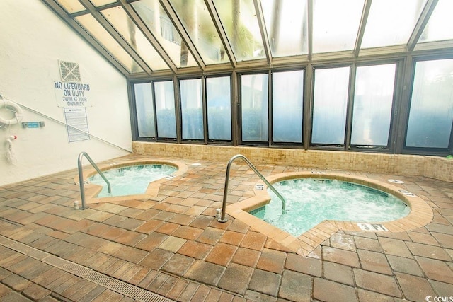 1105 S Ocean Blvd Unit 932, Myrtle Beach, SC 29577 - view of pool featuring a swimming pool and a hot tub
