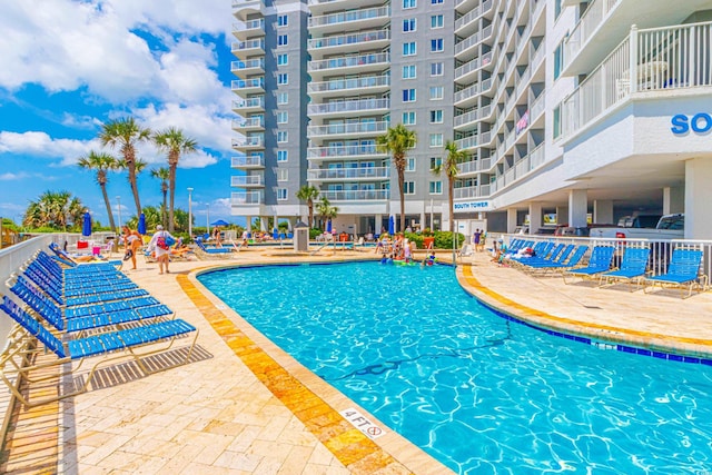 161 Sea Watch Dr Unit 601, Myrtle Beach, SC 29572 - community pool with a patio area