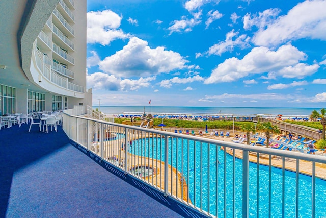 161 Sea Watch Dr Unit 601, Myrtle Beach, SC 29572 - balcony featuring a water view