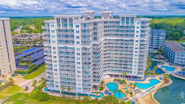 161 Sea Watch Dr Unit 601, Myrtle Beach, SC 29572 - view of apartment building / complex with a water view
