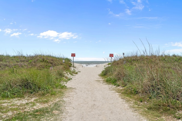5409 N Ocean Blvd Unit 100, North Myrtle Beach, SC 29582 - view of road featuring view of water and beach