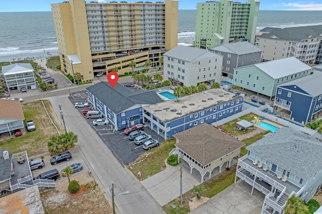 5409 N Ocean Blvd Unit 100, North Myrtle Beach, SC 29582 - bird's eye view of expansive beach