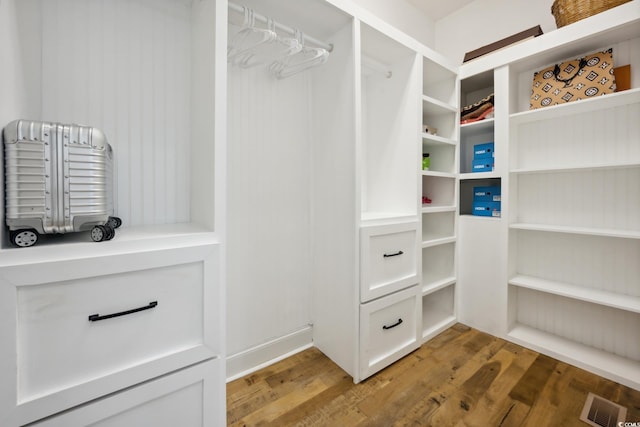 346 Tuckers Rd Unit A, Pawleys Island, SC 29585 - spacious closet with light wood-style flooring