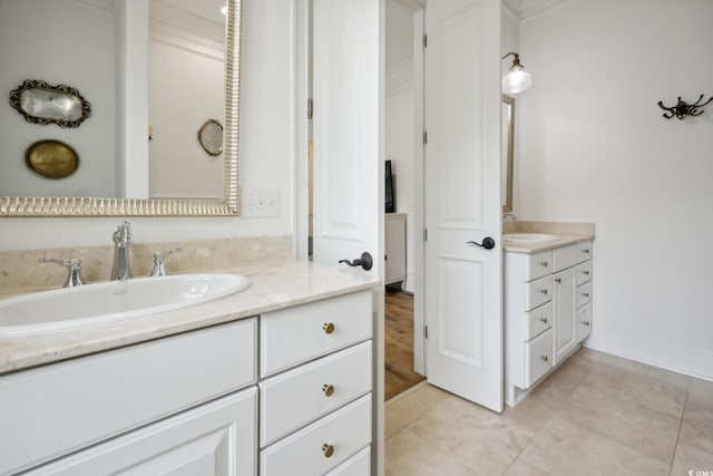 346 Tuckers Rd Unit A, Pawleys Island, SC 29585 - bathroom featuring vanity and tile patterned flooring