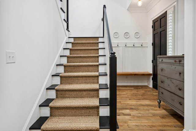 346 Tuckers Rd Unit A, Pawleys Island, SC 29585 - stairs with wood finished floors
