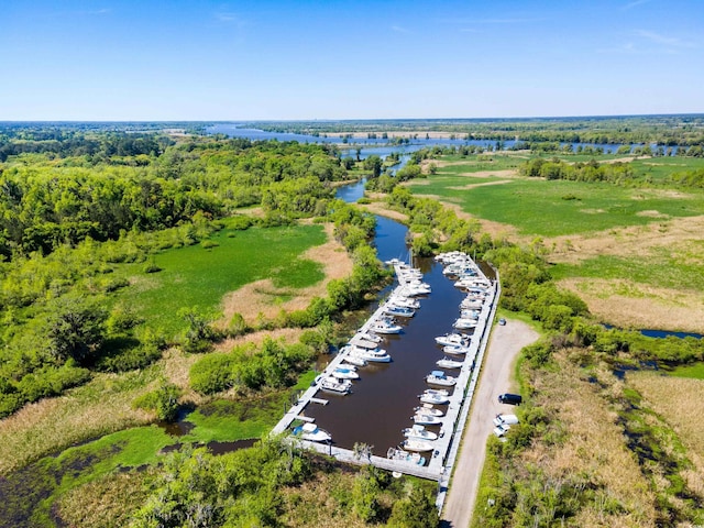 346 Tuckers Rd Unit A, Pawleys Island, SC 29585 - drone / aerial view of a large body of water and numerous boat docks