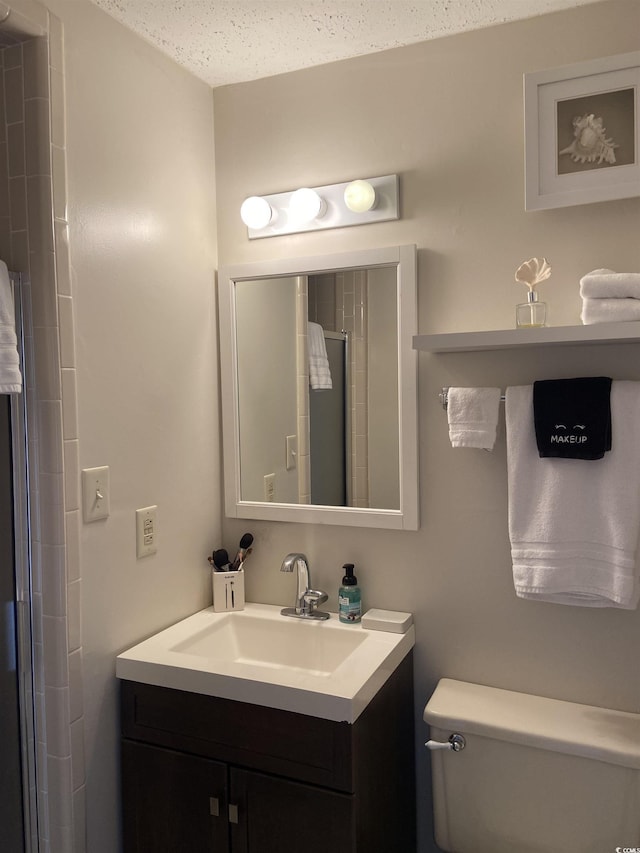 10200 Lake Shore Dr Unit 4, Myrtle Beach, SC 29572 - bathroom with vanity and a shower with door