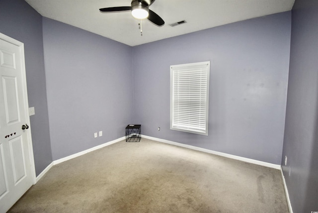 126 Clovis Cir, Myrtle Beach, SC 29579 - carpeted empty room with ceiling fan and baseboards