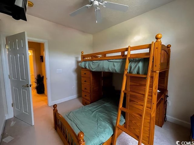 1101 Peace Pipe Pl Unit 104, Myrtle Beach, SC 29579 - carpeted bedroom with baseboards and a ceiling fan