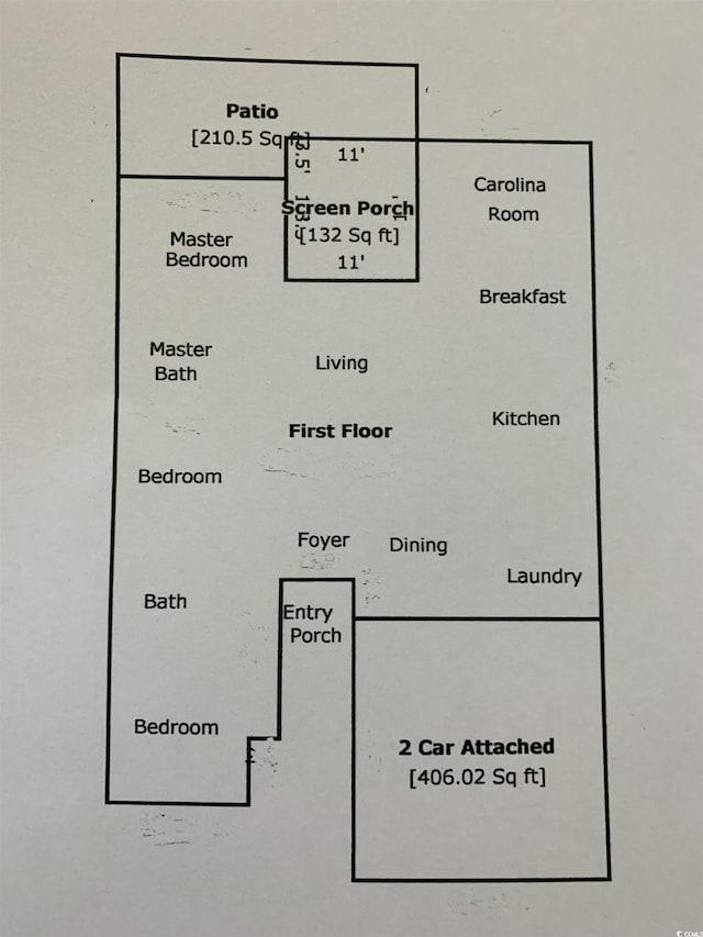 1432 Seahouse Ct, Surfside Beach, SC 29575 - view of floor plan / room layout
