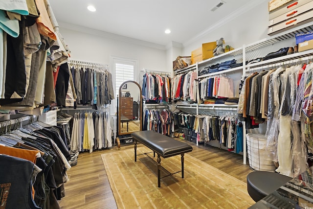 191 Grackle Ln, Pawleys Island, SC 29585 - walk in closet with wood finished floors