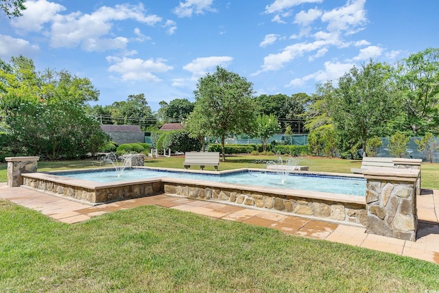 415 Ocean Creek Dr Unit 2372, Myrtle Beach, SC 29572 - view of swimming pool with a yard
