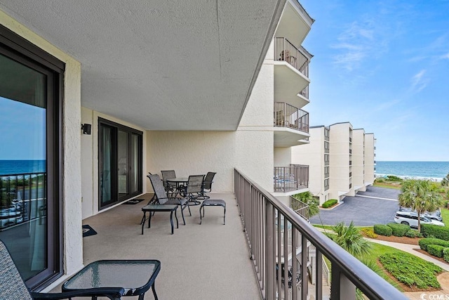 341 S Dunes Dr Unit C-34, Pawleys Island, SC 29585 - balcony featuring a water view