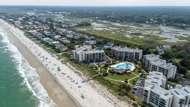 341 S Dunes Dr Unit C-34, Pawleys Island, SC 29585 - bird's eye view of expansive coastline and a pool