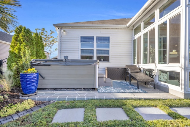 2653 Orion Loop, Myrtle Beach, SC 29577 - view of patio / terrace with a hot tub