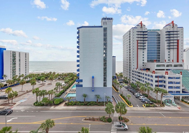 2001 S Ocean Blvd Unit 815, Myrtle Beach, SC 29577 - view of property with a water view and a view of city